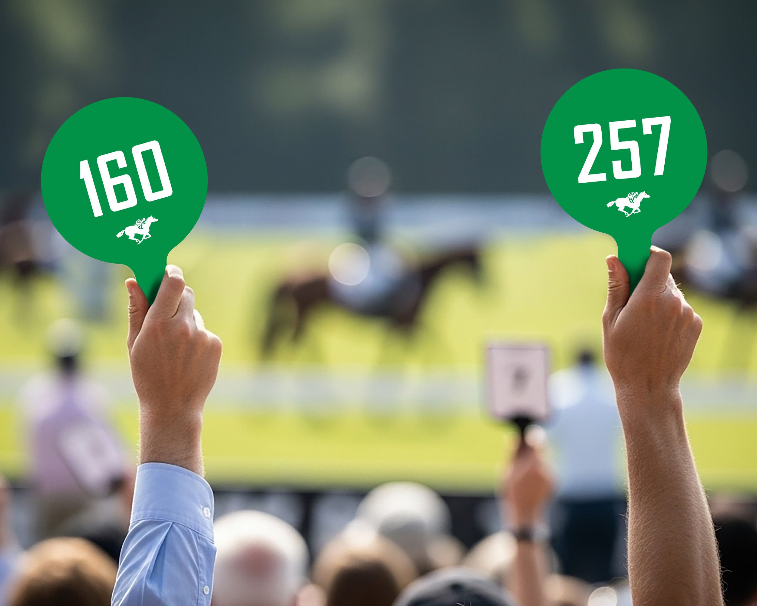 Auction Paddles - Fabric Sign Guys