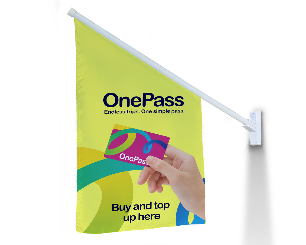 End Sign Flags - Fabric Sign Guys