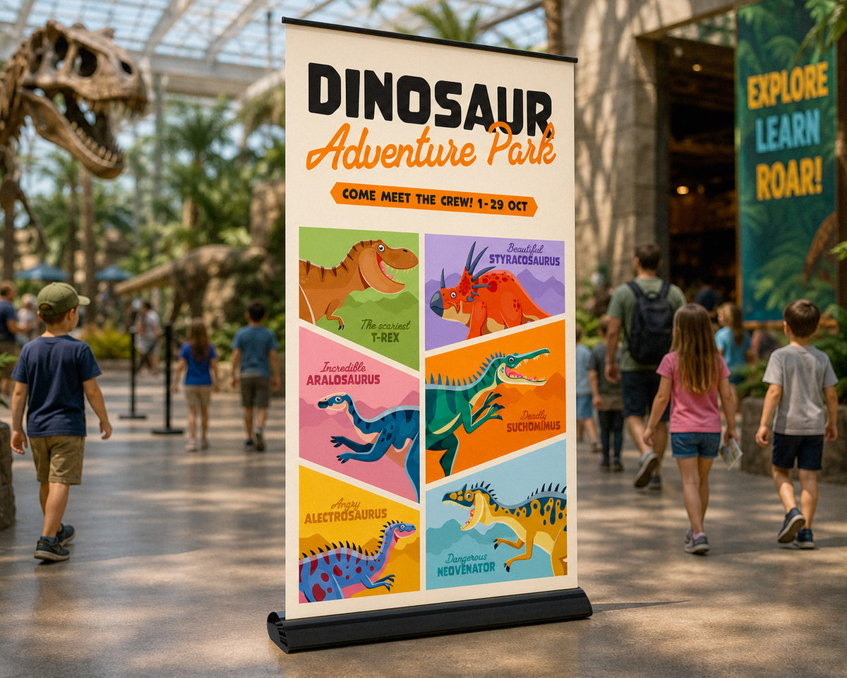 Luxury Retractable Banner with Black Base
