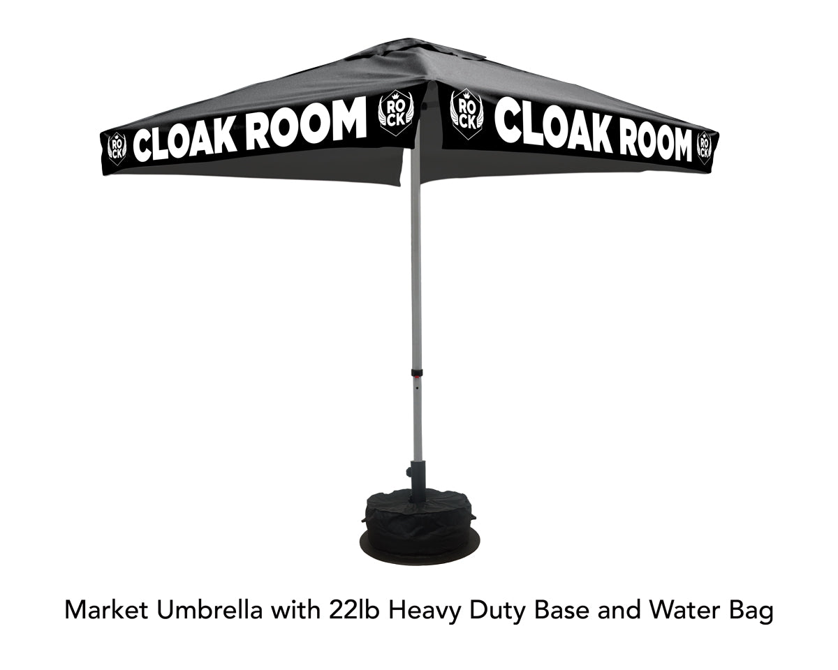 Printed Market Umbrellas - Fabric Sign Guys