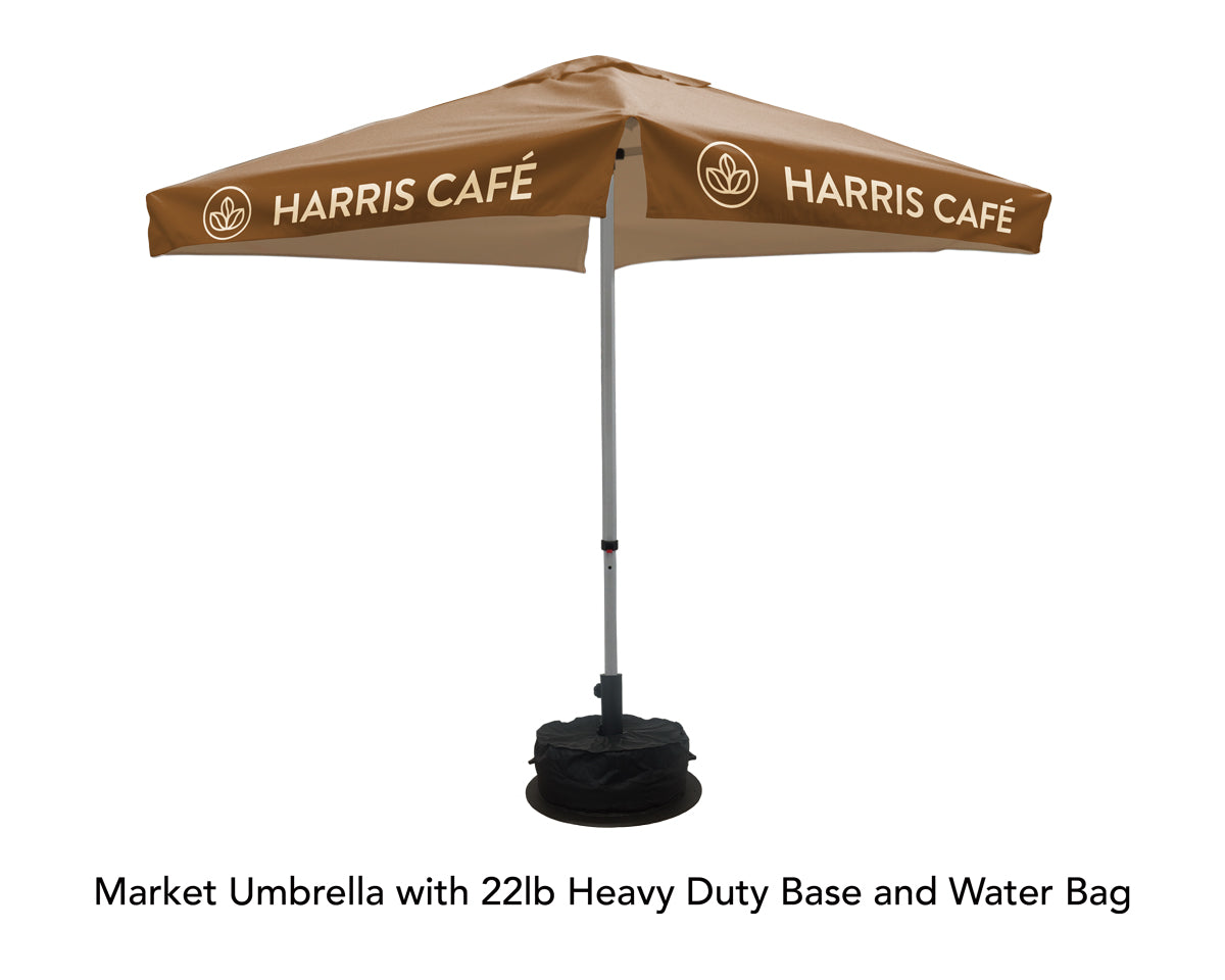 Printed Market Umbrellas - Fabric Sign Guys