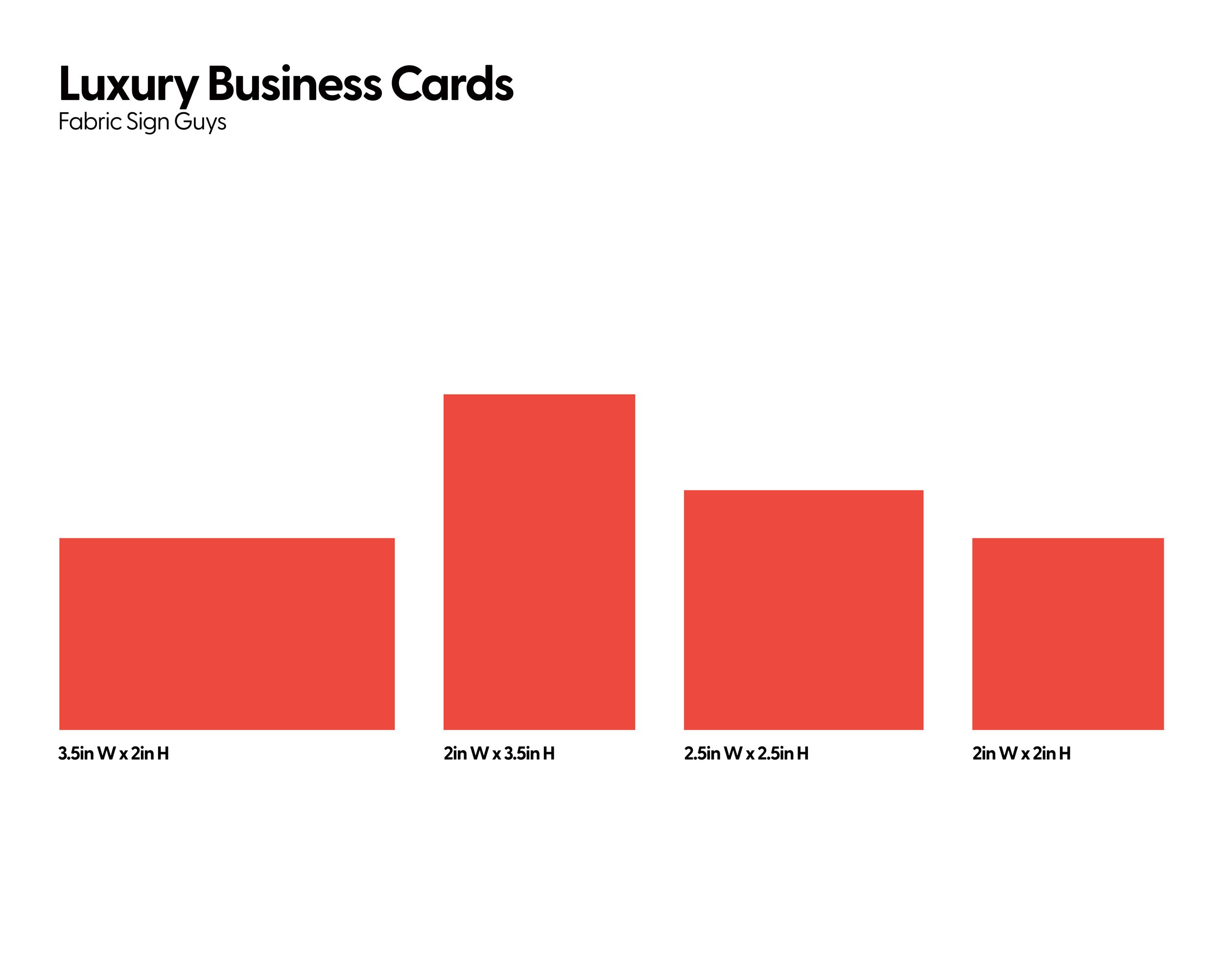 Luxury Business Cards - Fabric Sign Guys