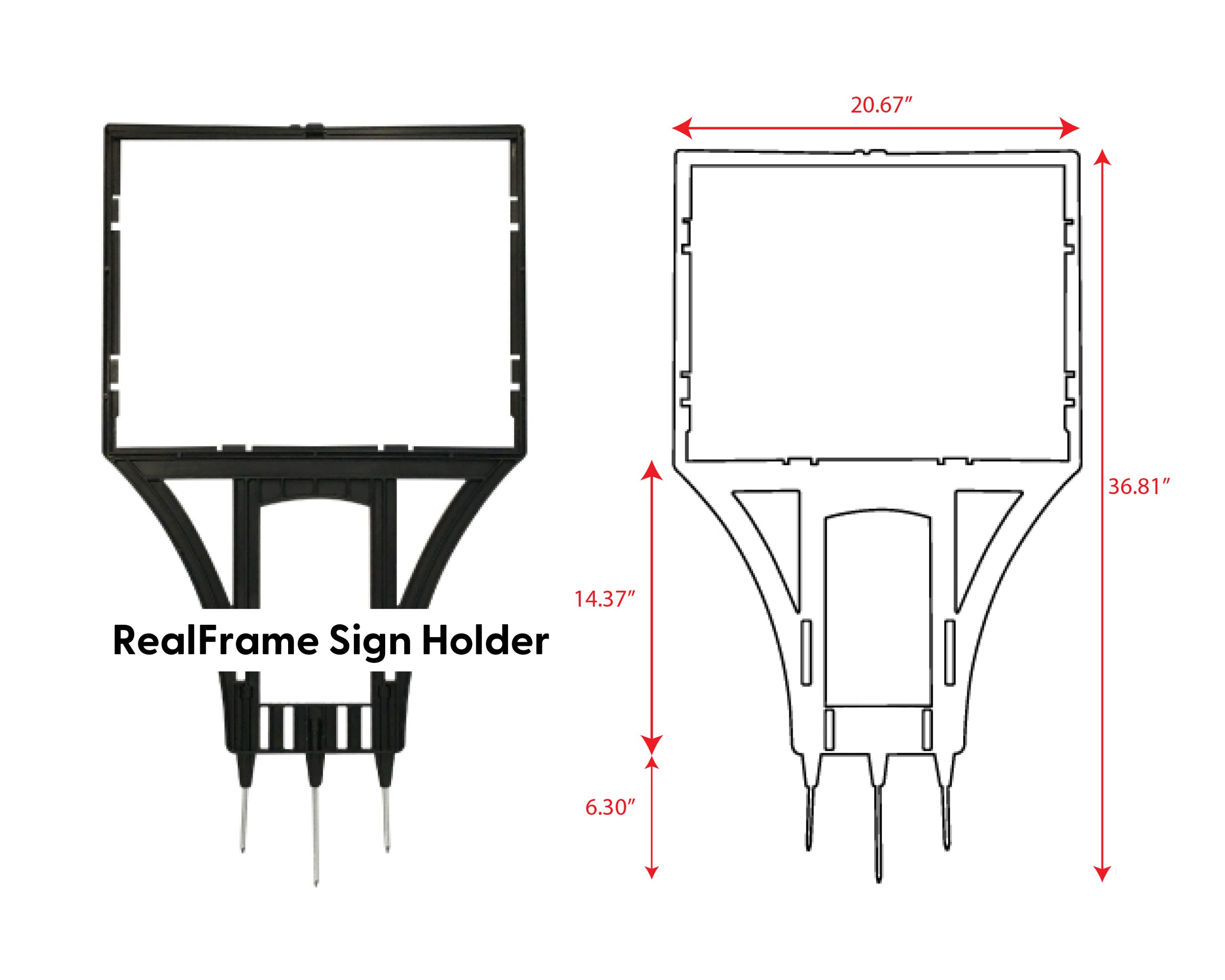 Ground Spikes & Sign Holders - Fabric Sign Guys