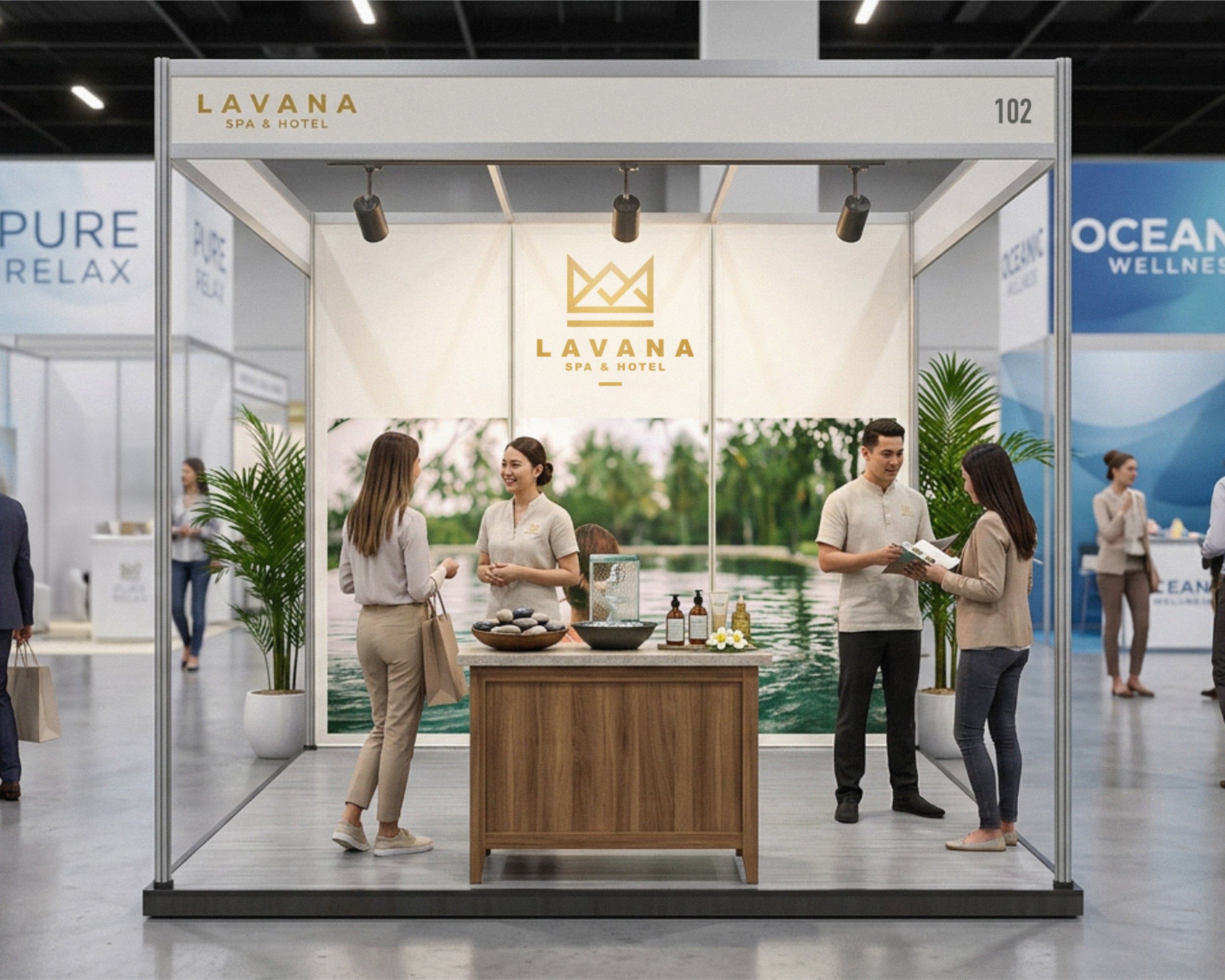 Exhibition Shell Scheme Fabric Graphics - Fabric Sign Guys