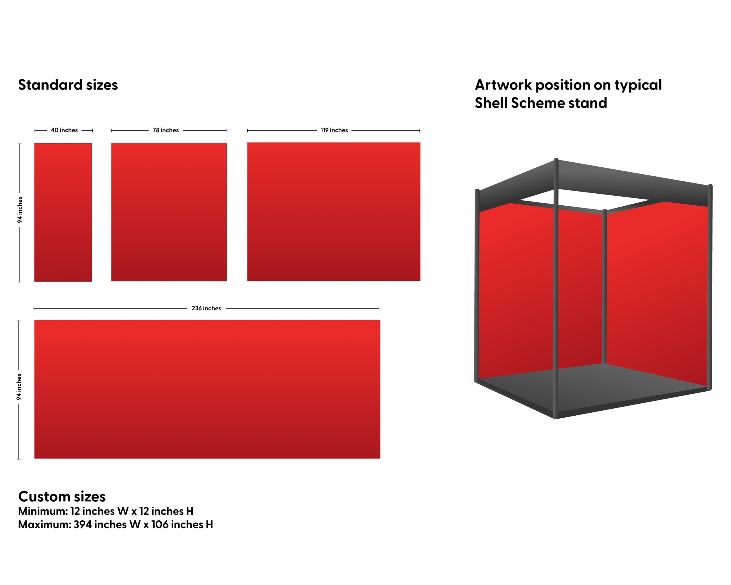 Exhibition Shell Scheme Fabric Graphics - Fabric Sign Guys