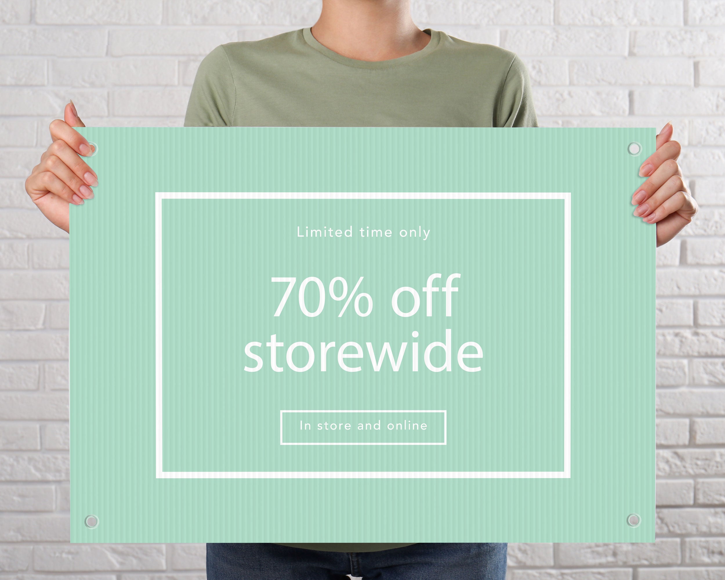 Signfluteβ’ Corrugated Plastic Signs - Fabric Sign Guys