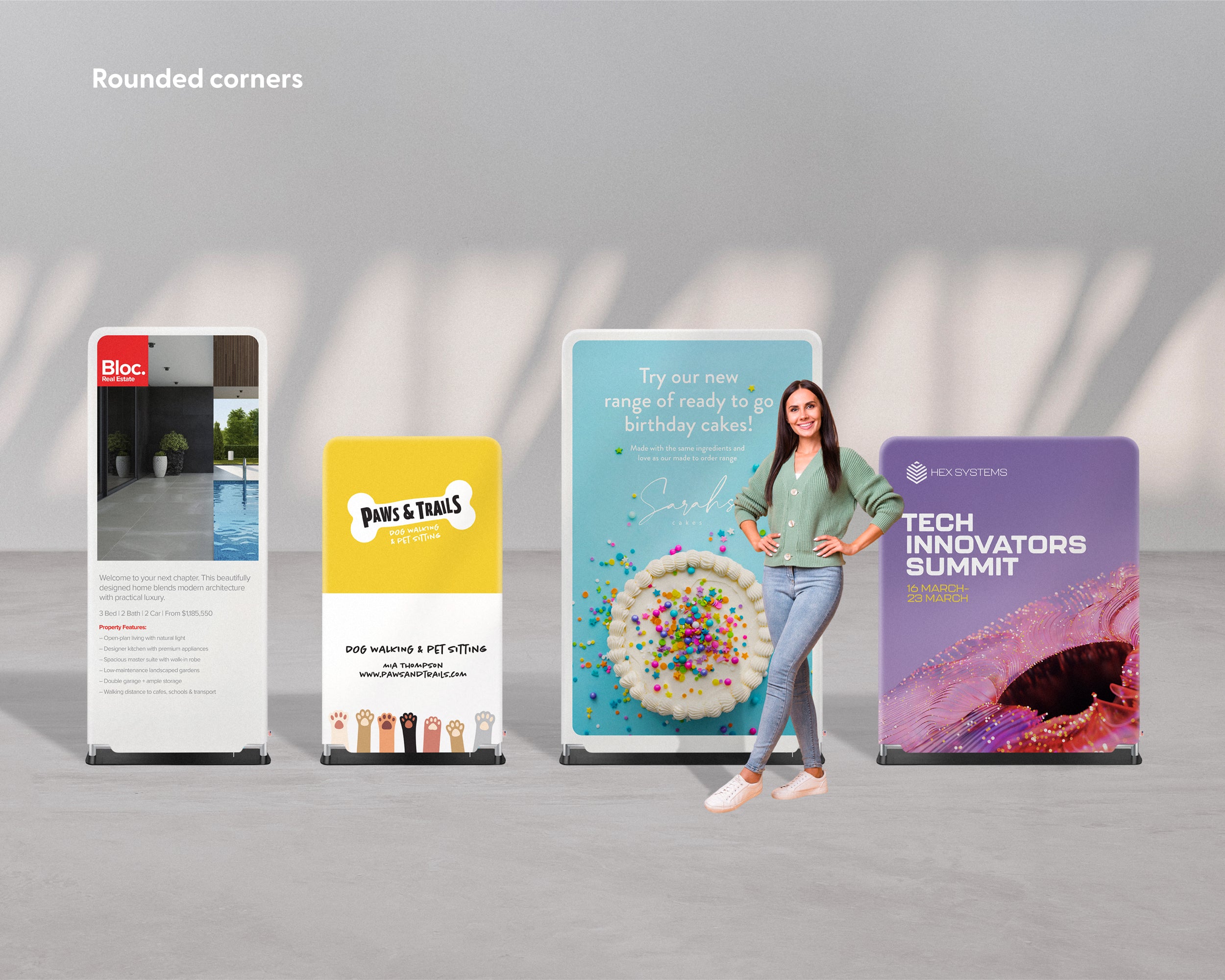 Tension Fabric Stands - Fabric Sign Guys