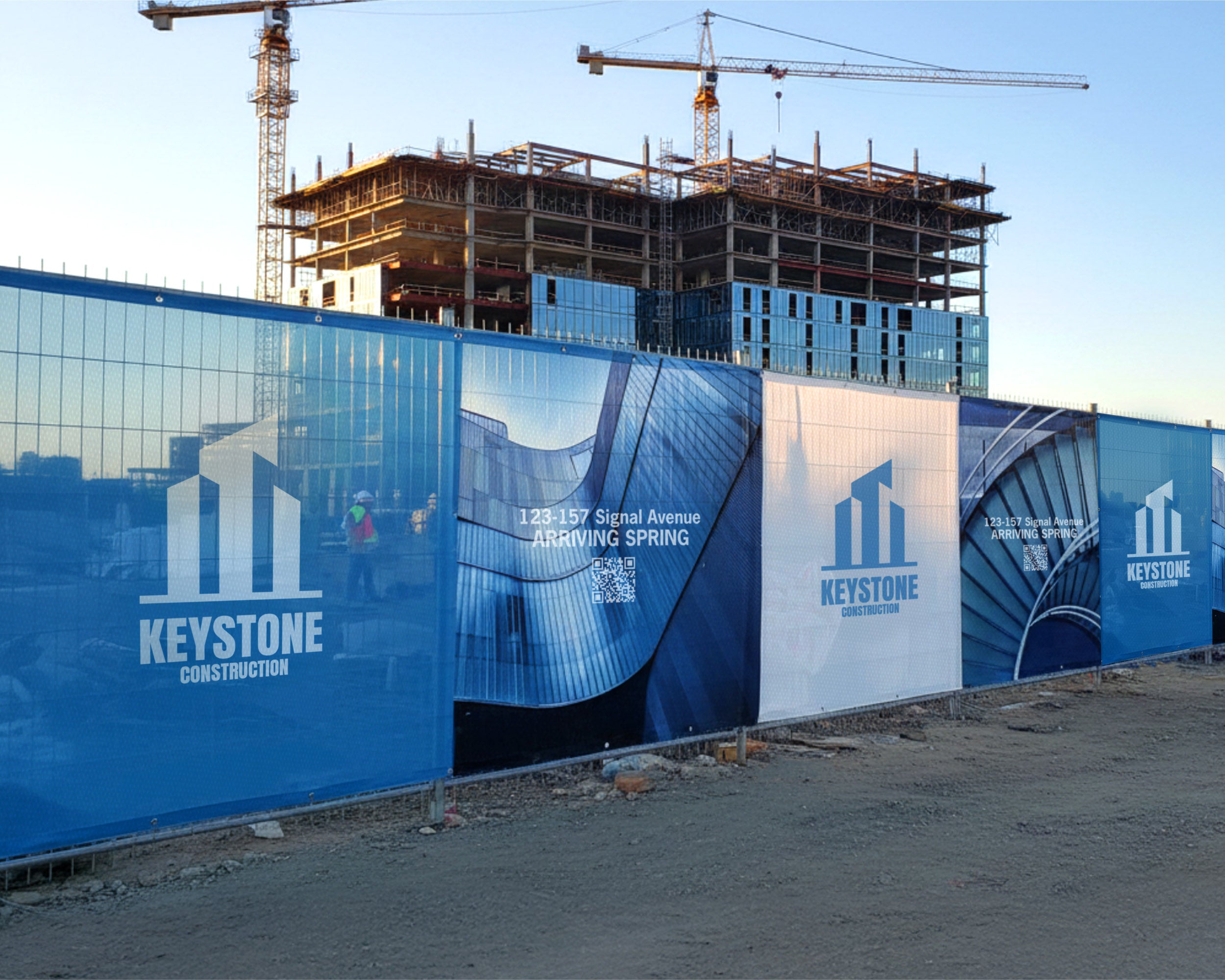 Vinyl Mesh Banners - Fabric Sign Guys