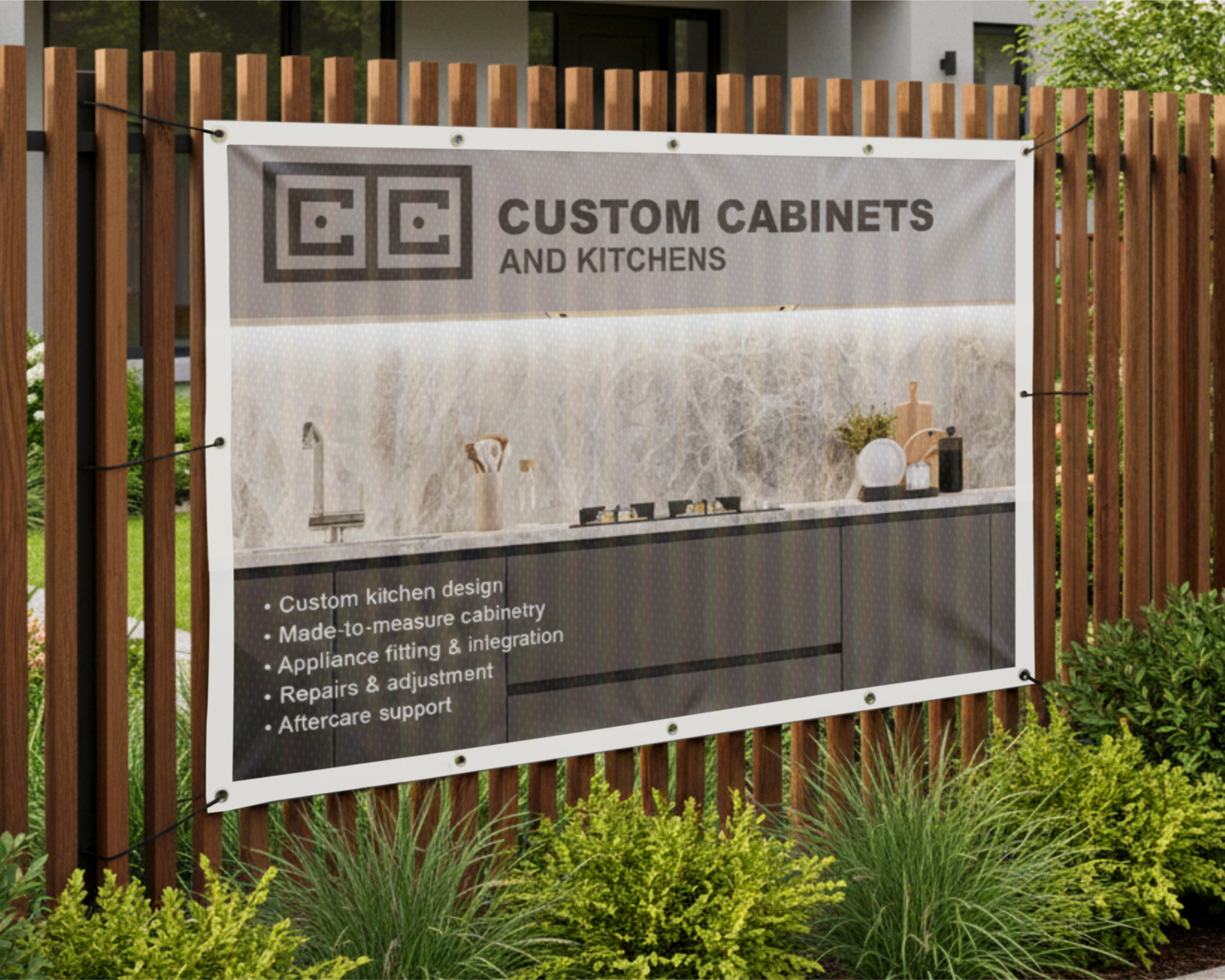 Vinyl Mesh Banners - Fabric Sign Guys