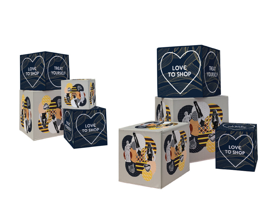 Fabric Display Cubes - Fabric Sign Guys