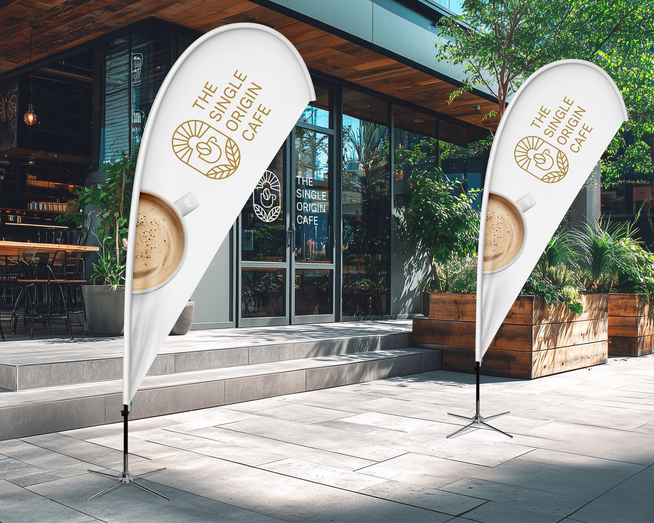 Teardrop Flags - Fabric Sign Guys