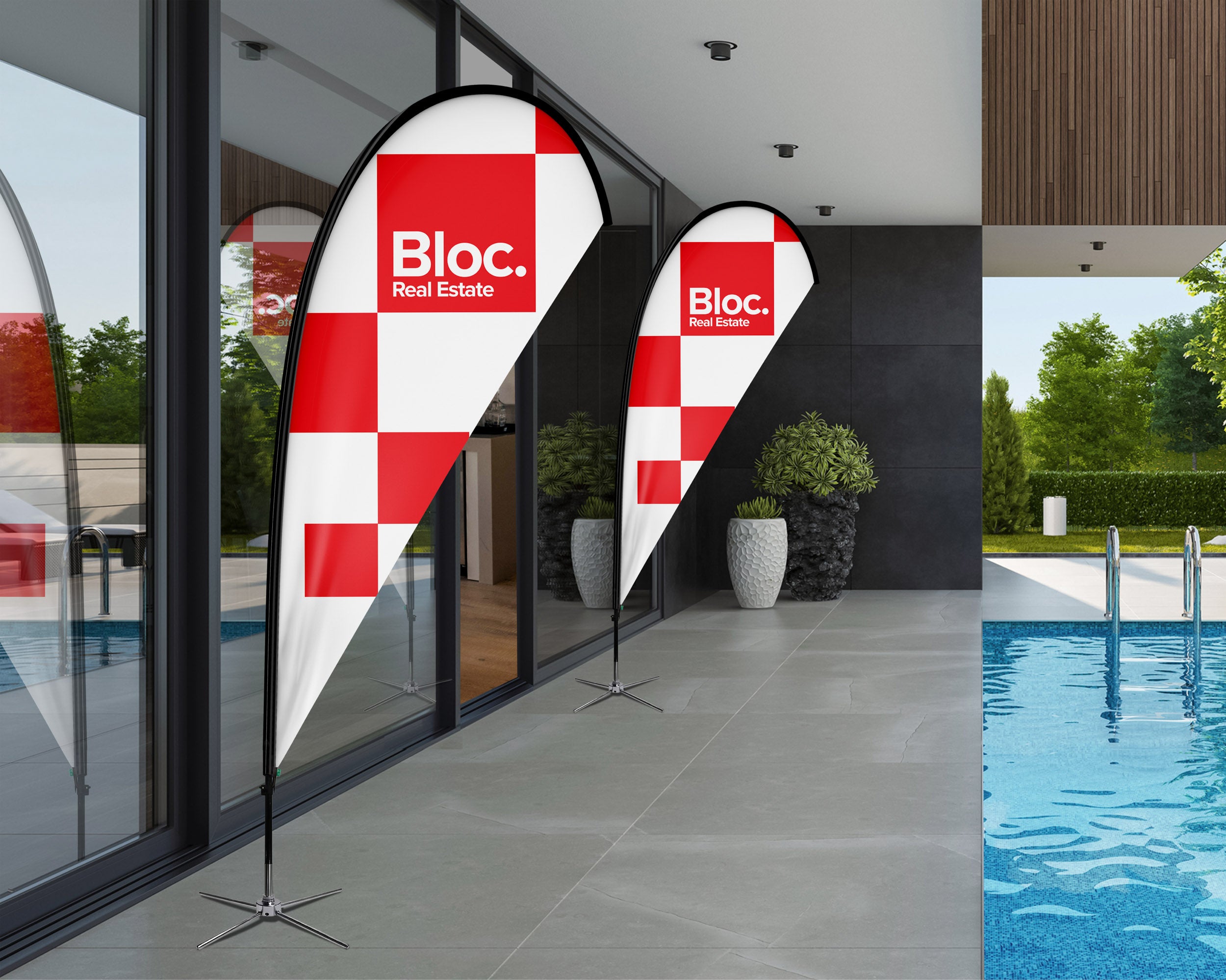 Teardrop Flags - Fabric Sign Guys