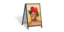 Load image into Gallery viewer, Signflute™ Insertable A-Frame Sandwich Board - 35.4 inch W x 47.2 inch H