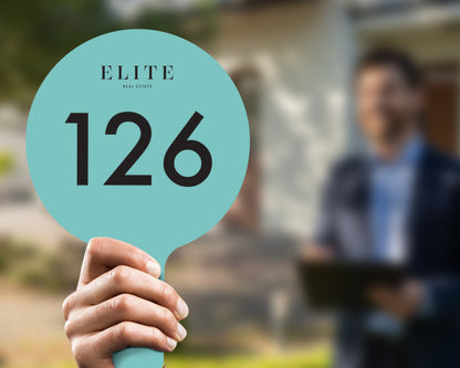 Auction Paddles - Fabric Sign Guys