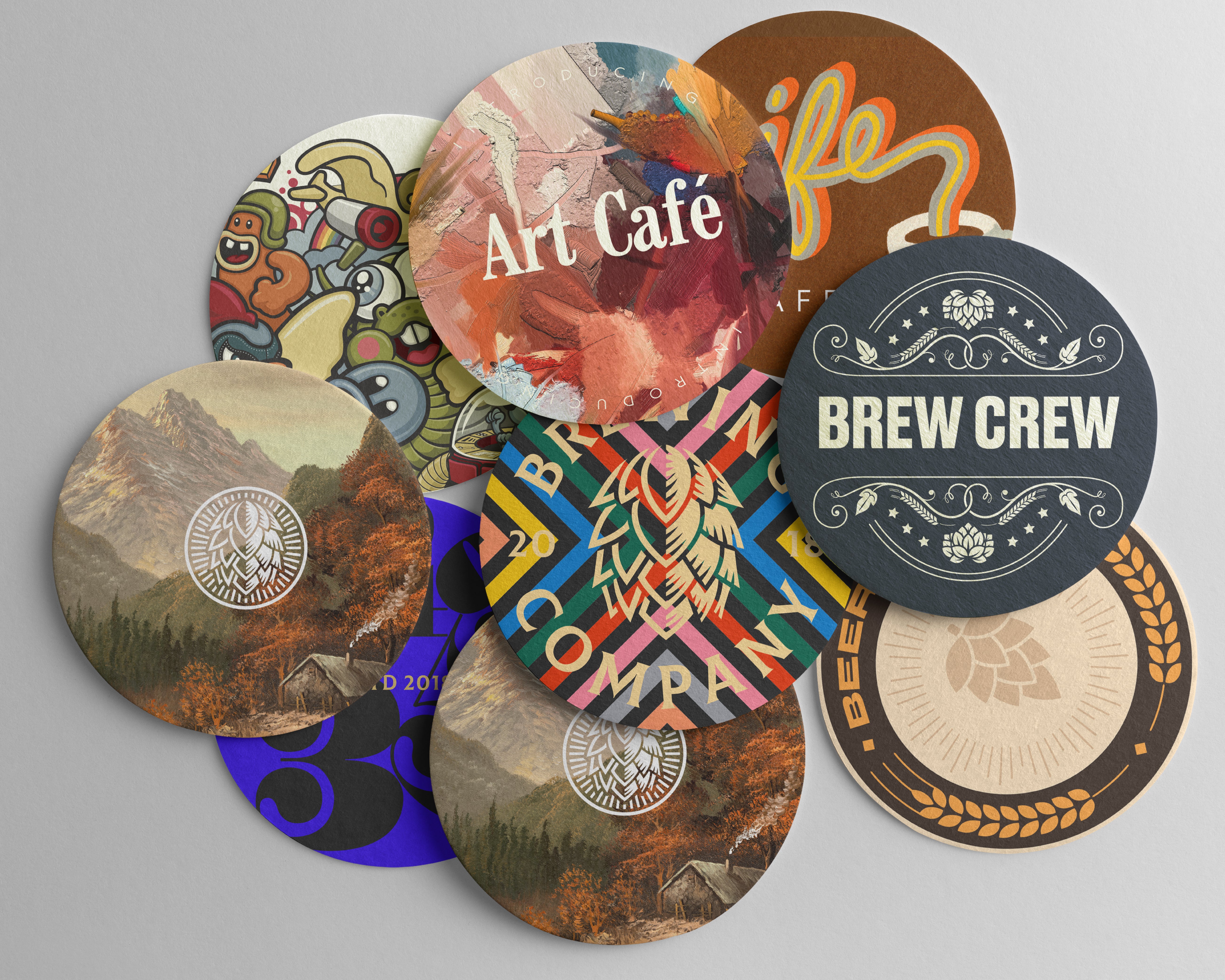 Custom Printed Coasters - Fabric Sign Guys