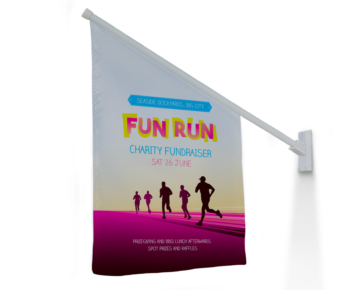 End Sign Flags - Fabric Sign Guys