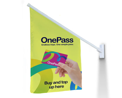 End Sign Flags - Fabric Sign Guys