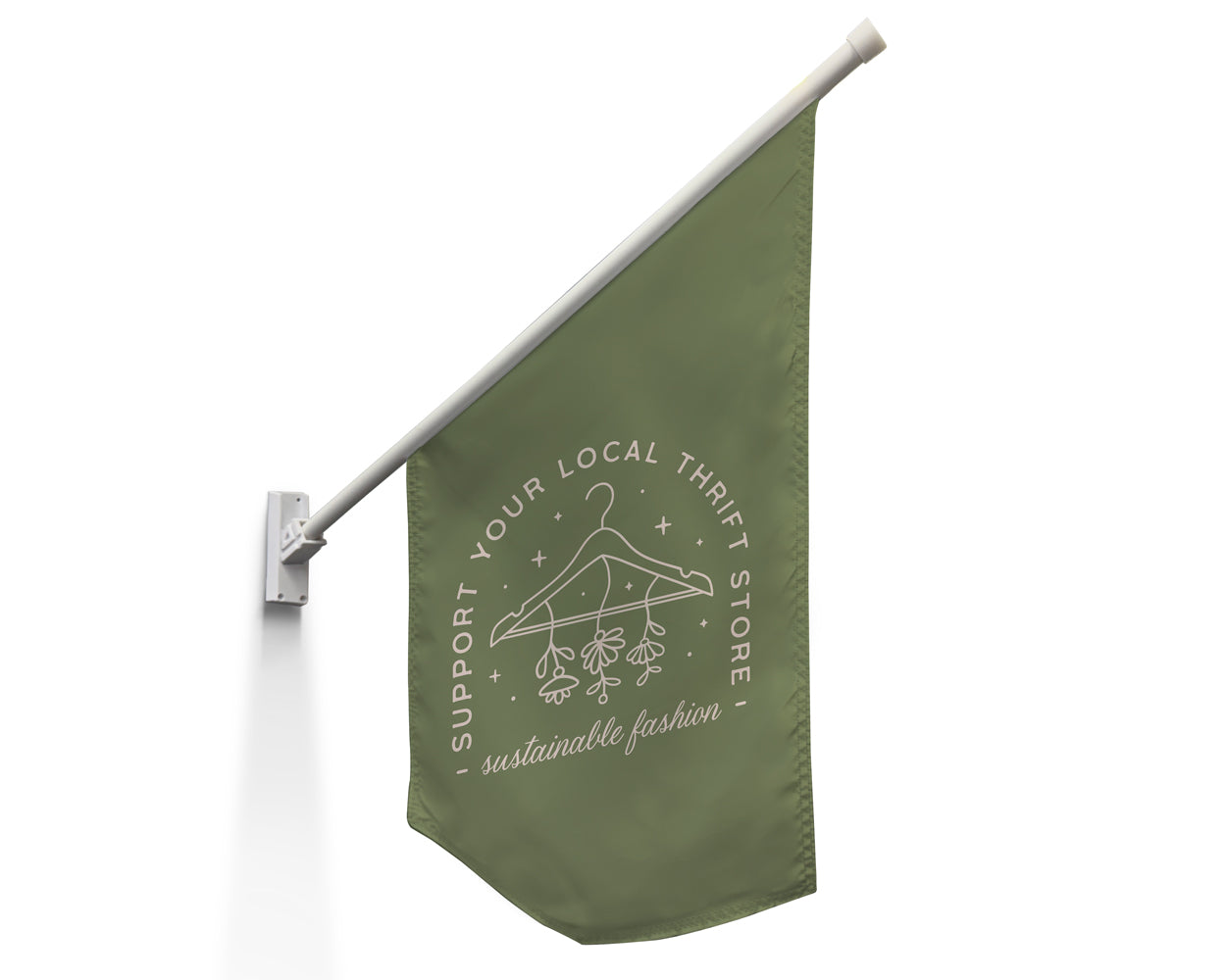 End Sign Flags - Fabric Sign Guys