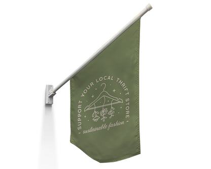 End Sign Flags - Fabric Sign Guys