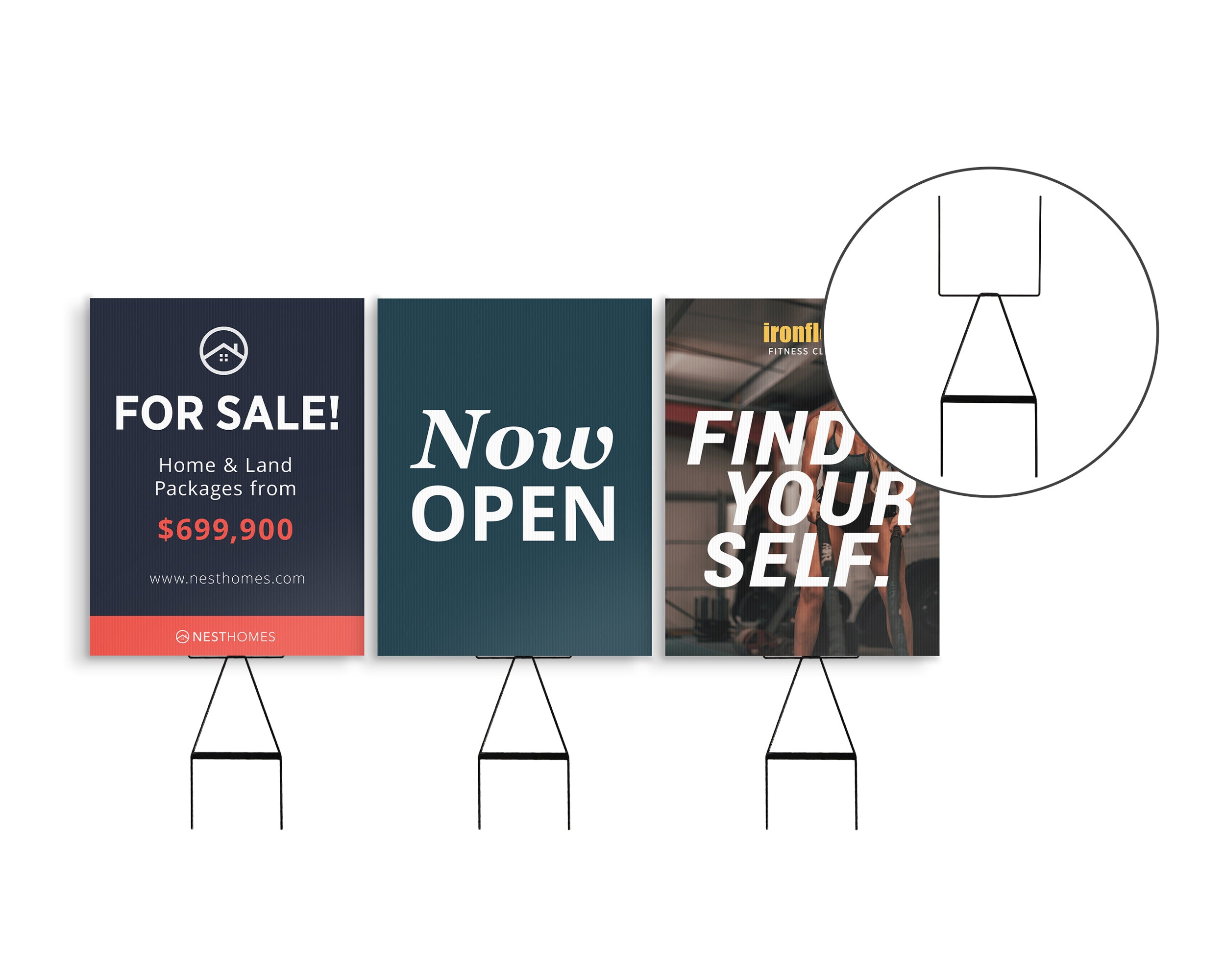 Ground Spikes & Sign Holders - Fabric Sign Guys