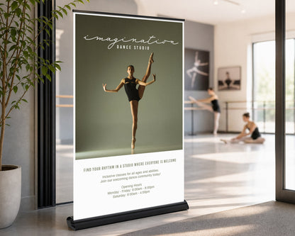Luxury Retractable Banner with Black Base