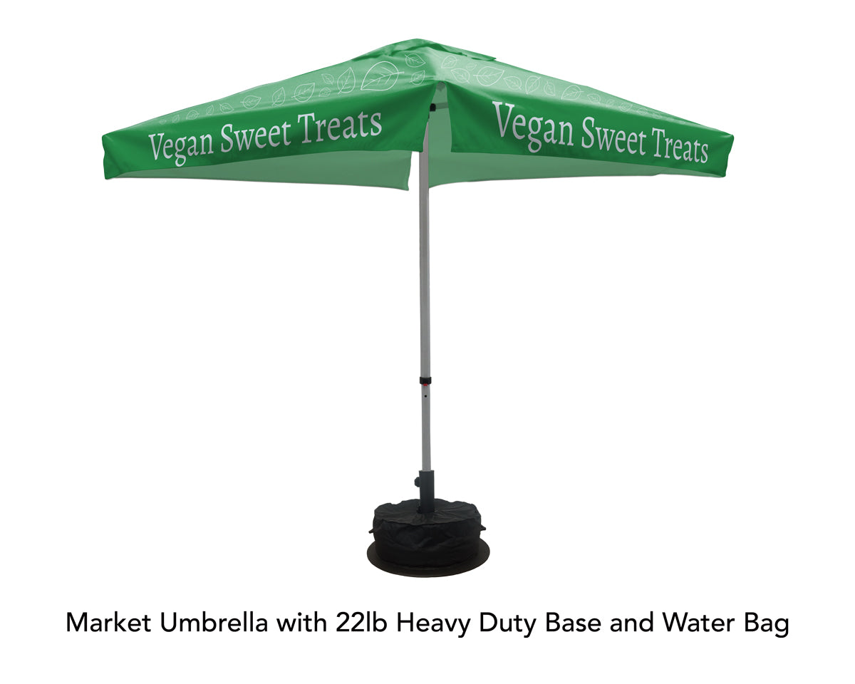 Printed Market Umbrellas - Fabric Sign Guys
