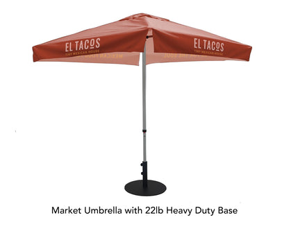 Printed Market Umbrellas - Fabric Sign Guys