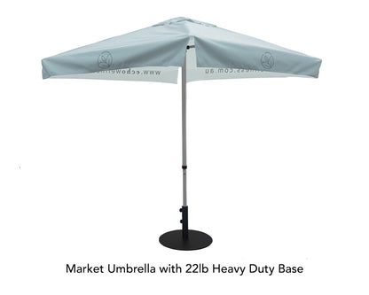 Printed Market Umbrellas - Fabric Sign Guys