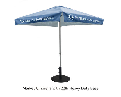 Printed Market Umbrellas - Fabric Sign Guys