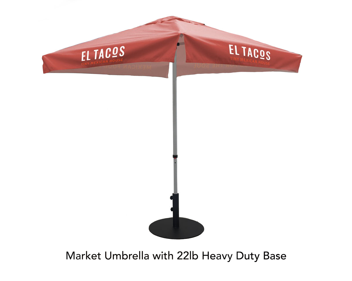 Printed Market Umbrellas - Fabric Sign Guys