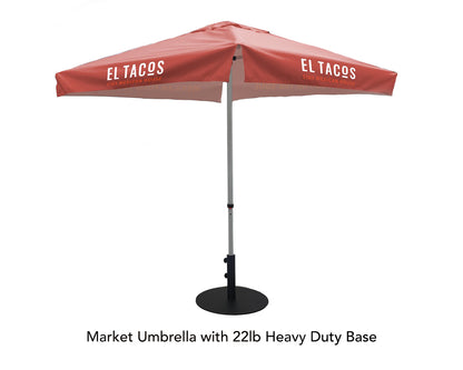Printed Market Umbrellas - Fabric Sign Guys