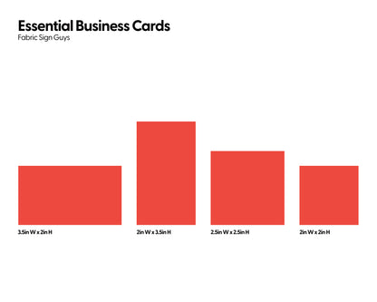 Essential Business Cards - Fabric Sign Guys