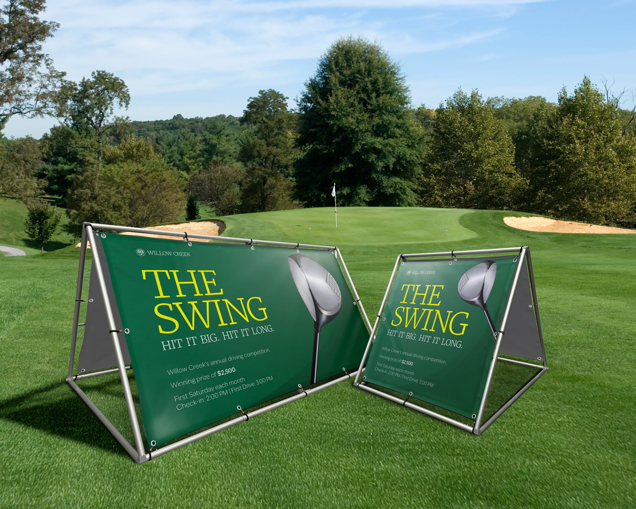 Monsoon A-Frame - Fabric Sign Guys