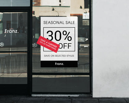 Large Format Stickers (SAV) - Fabric Sign Guys