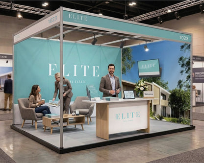 Exhibition Shell Scheme Fabric Graphics - Fabric Sign Guys