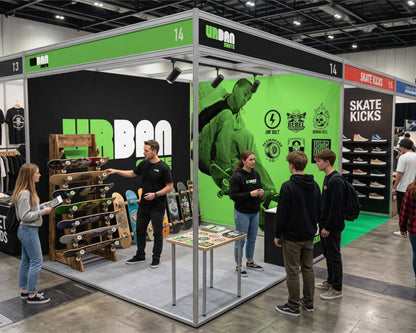 Exhibition Shell Scheme Fabric Graphics - Fabric Sign Guys