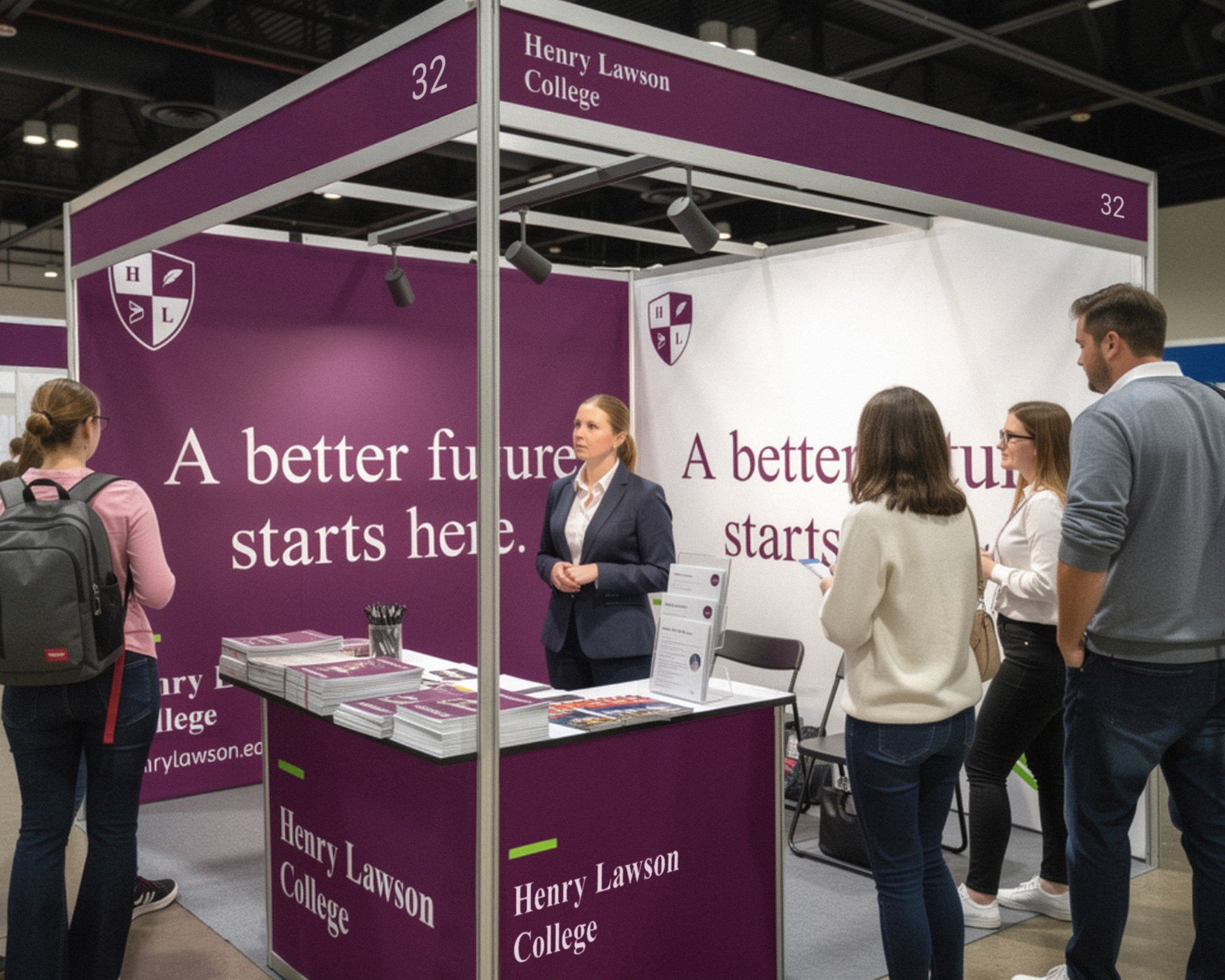 Exhibition Shell Scheme Fabric Graphics - Fabric Sign Guys