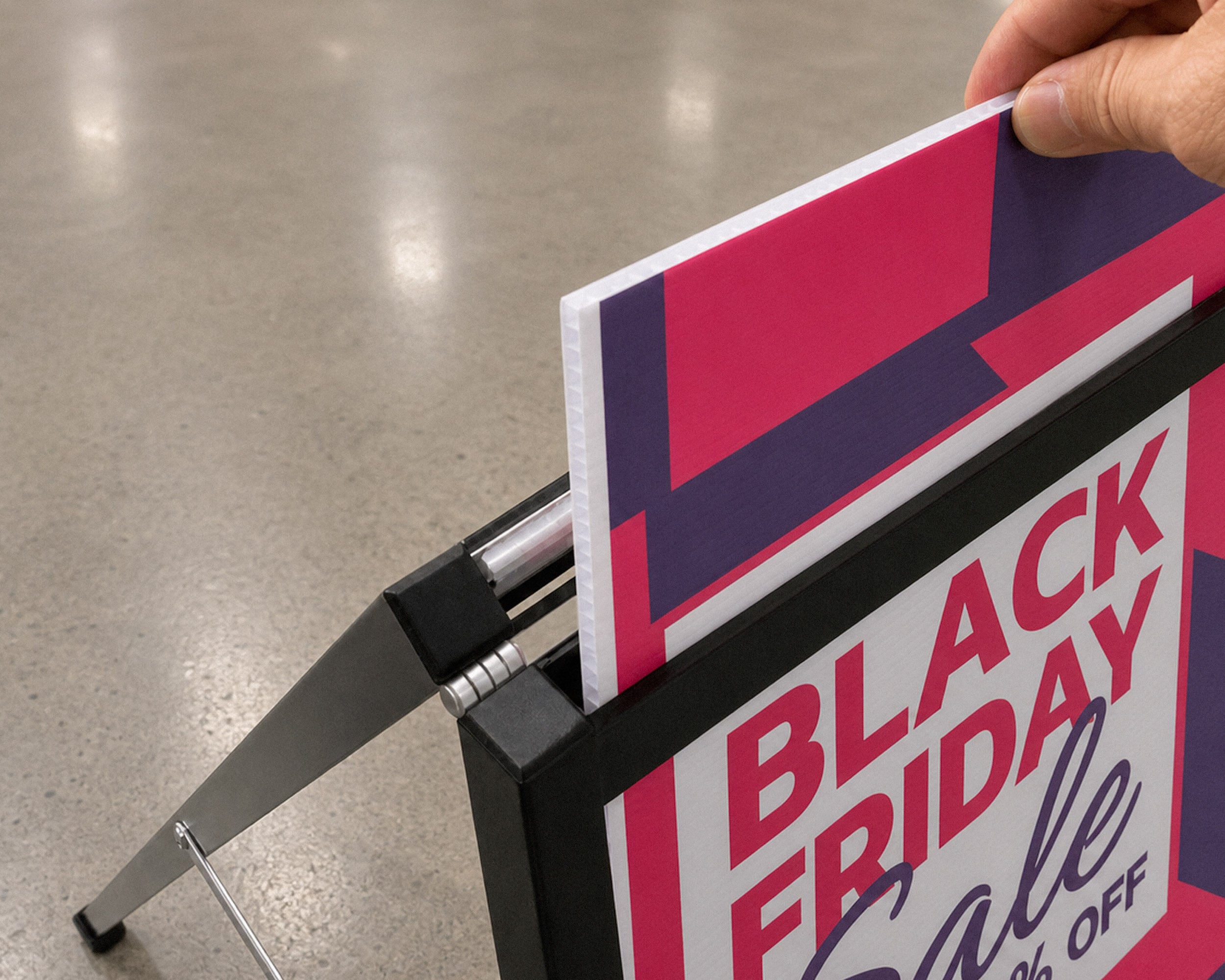Signflute™ Insertable A-Frame Sandwich Boards