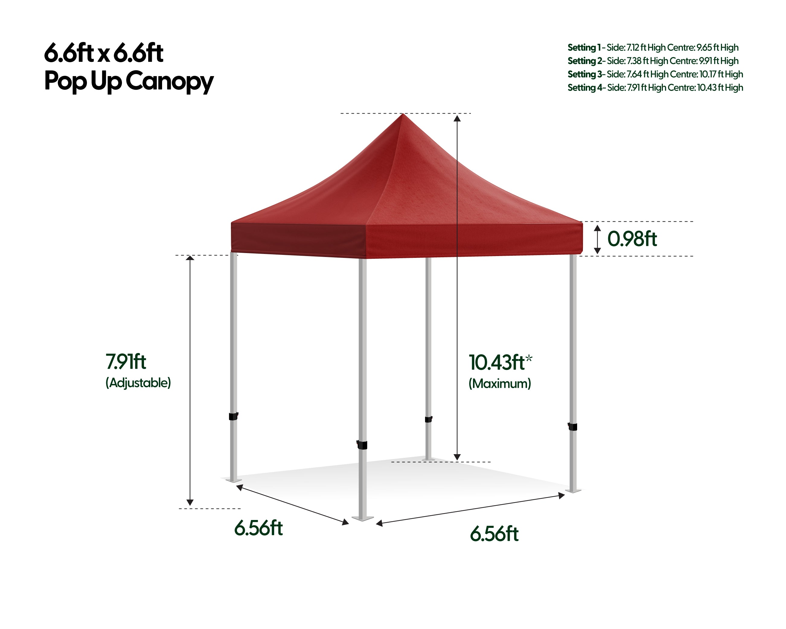 Pop Up Canopy - Steel Series