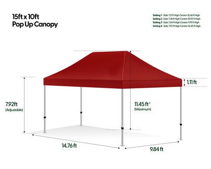 Pop Up Canopy - Aluminum Series