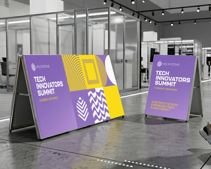 Expandable SEG A-Frame - Fabric Sign Guys