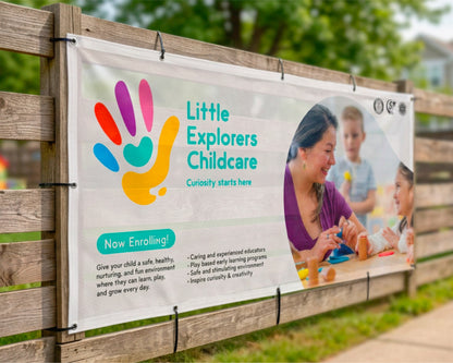 Fabric Mesh Banners - Fabric Sign Guys