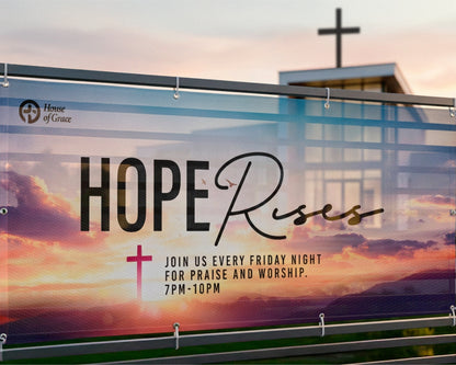 Fabric Mesh Banners - Fabric Sign Guys