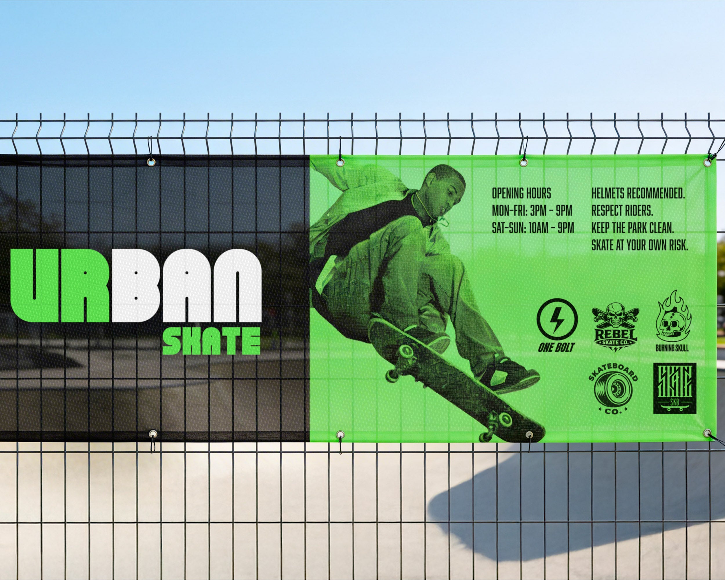 Fabric Mesh Banners - Fabric Sign Guys