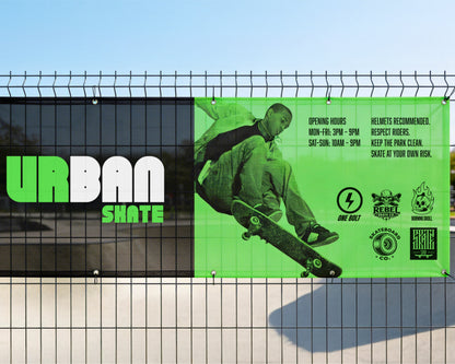 Fabric Mesh Banners - Fabric Sign Guys