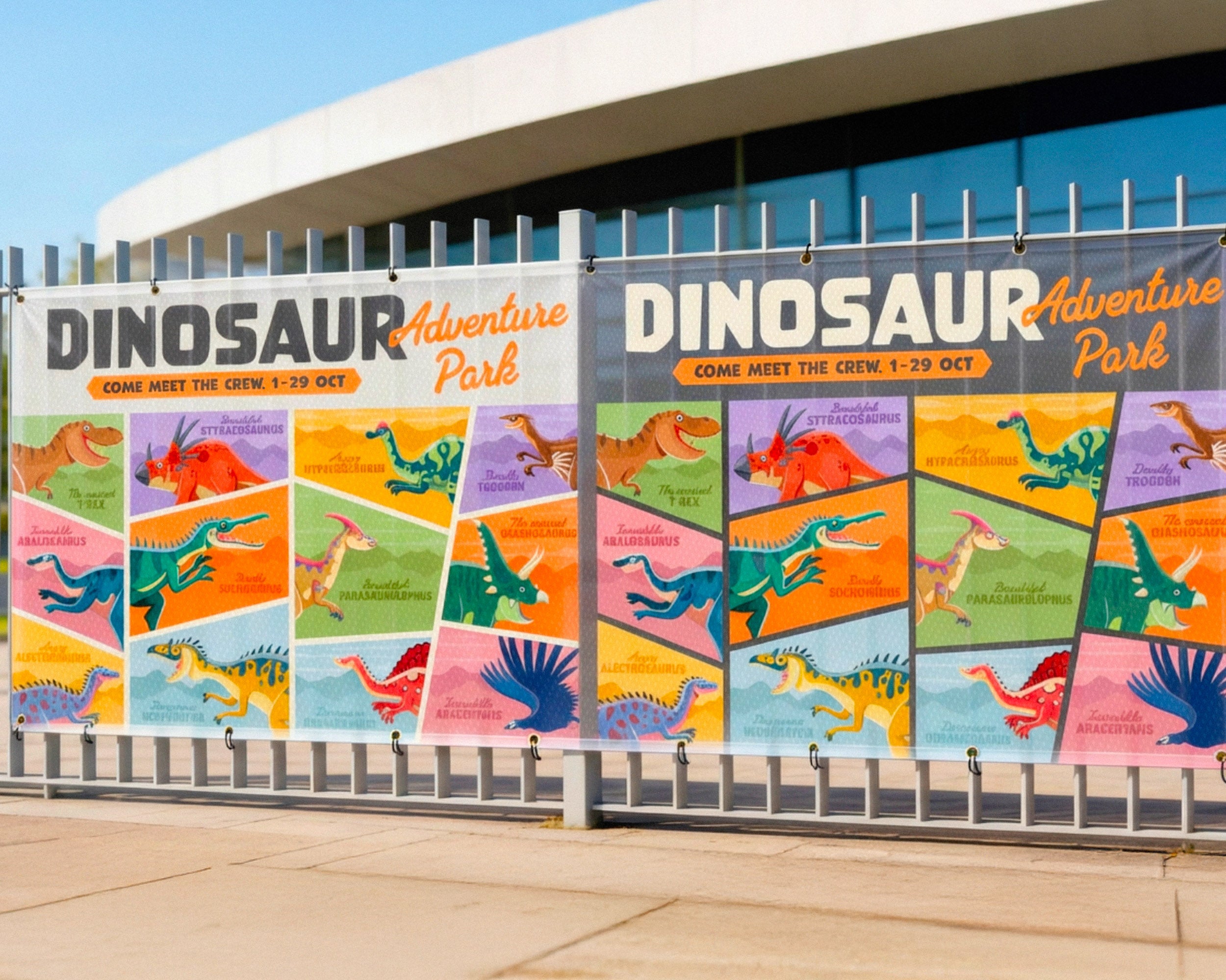 Fabric Mesh Banners - Fabric Sign Guys