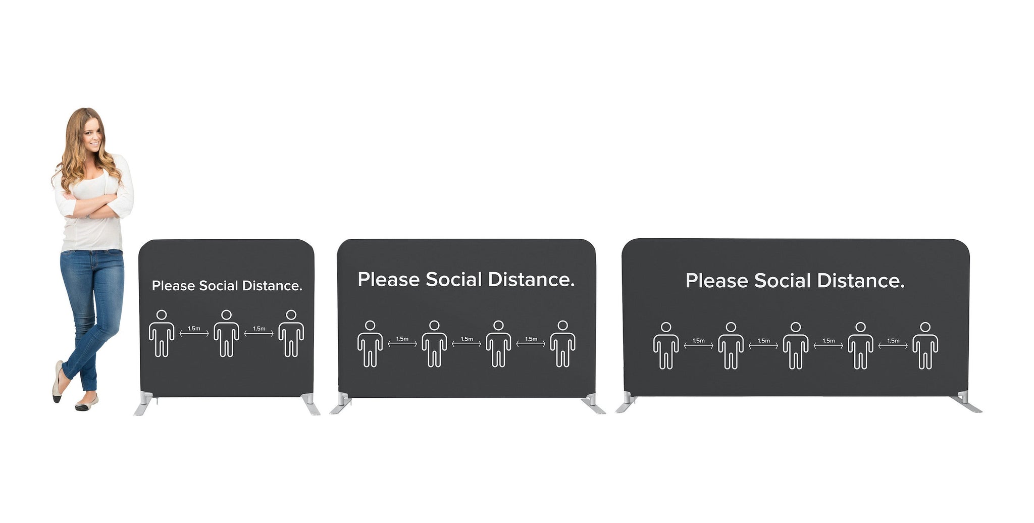 Crowd Control Line Signs Crowd Control Barriers | Fabric Sign Guys