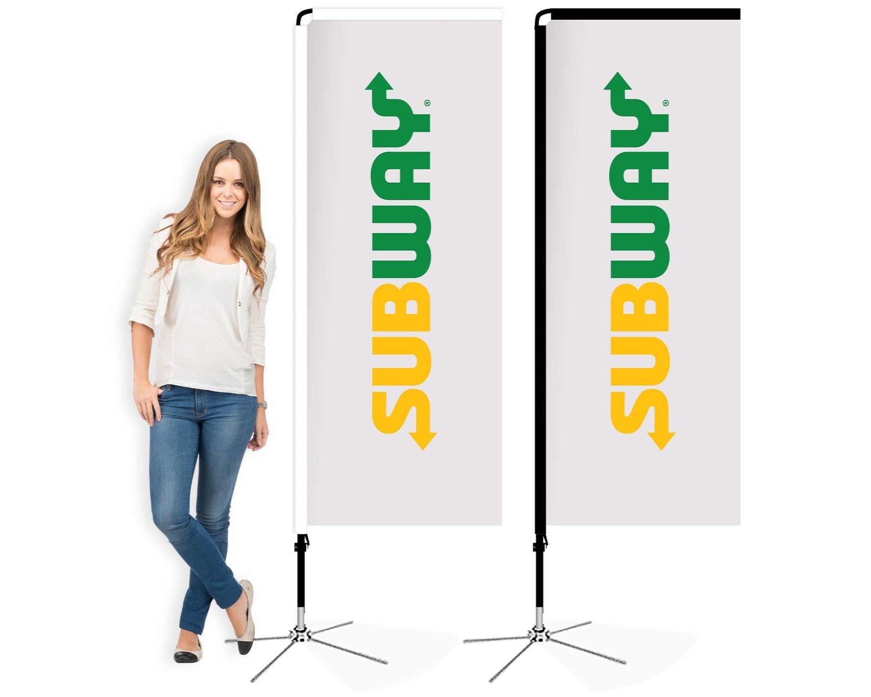 Rectangle Flags | Fabric Sign Guys