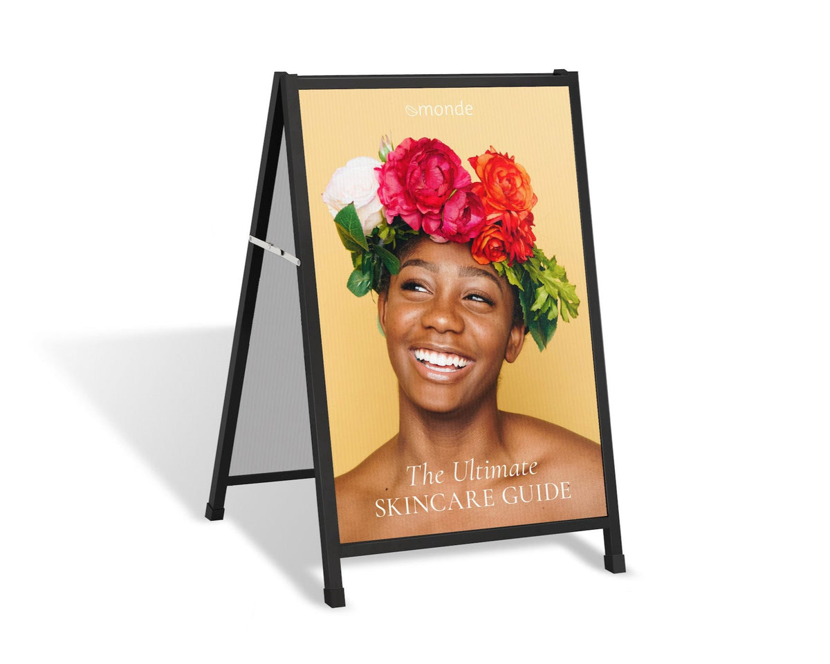 Signflute™ Insertable A-Frame Sandwich Boards | Fabric Sign Guys